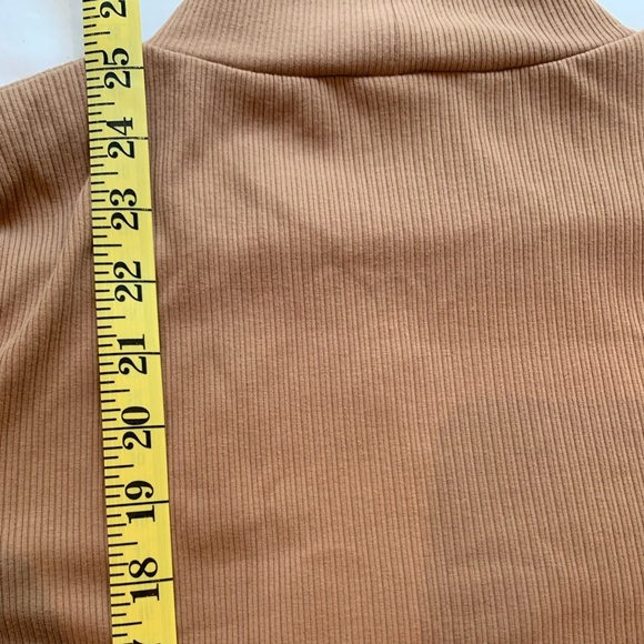 JCrew Ribbed stretch-cotton mockneck top - Picture 6 of 6